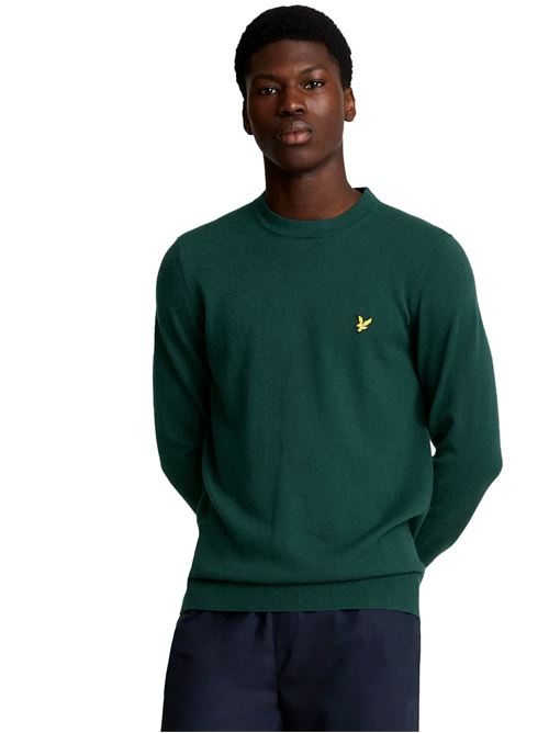 LYLE & SCOTT Maglioncino girocollo in cotone merino LYLE E SCOTT | LSKN2110VX311